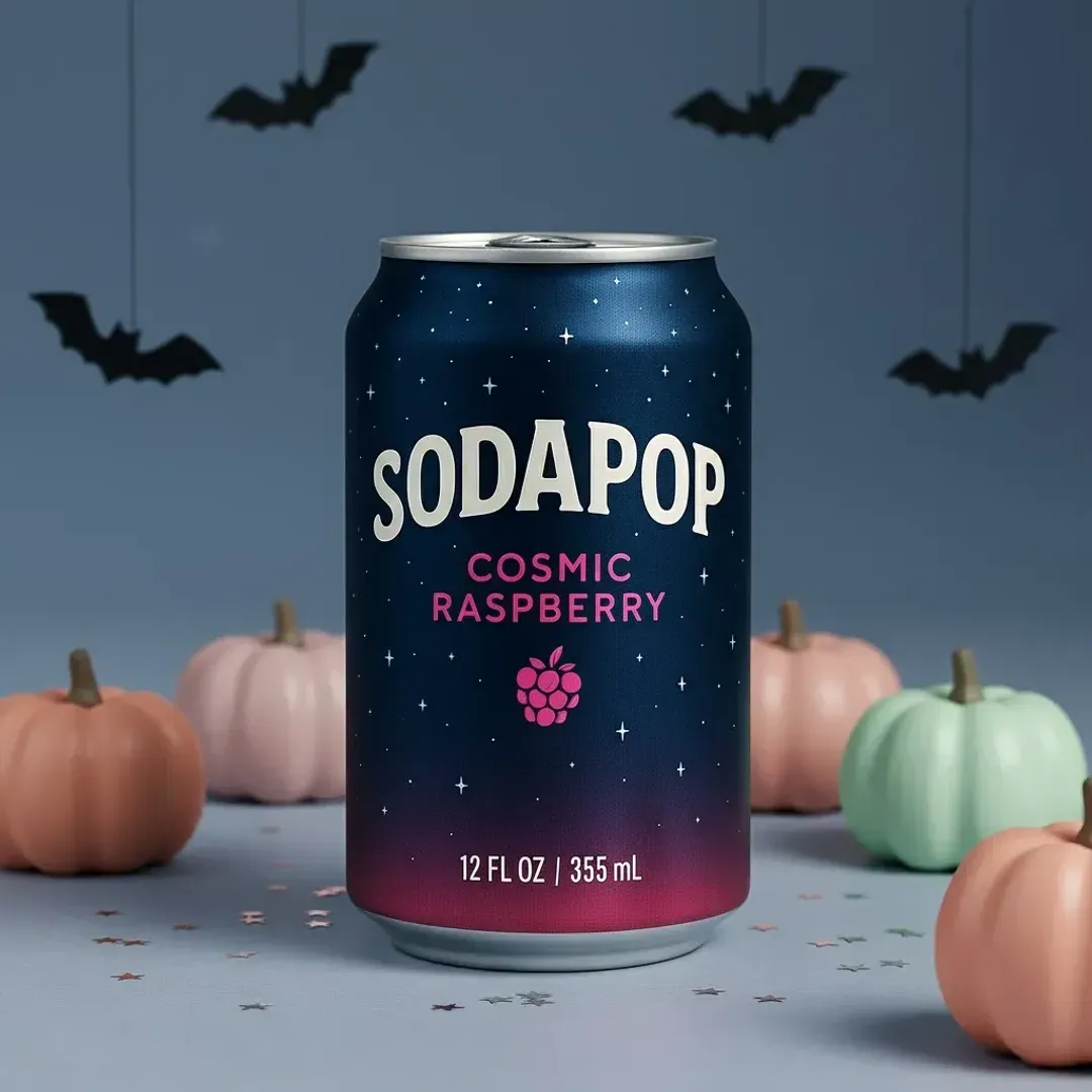 Halloween soda can hero image