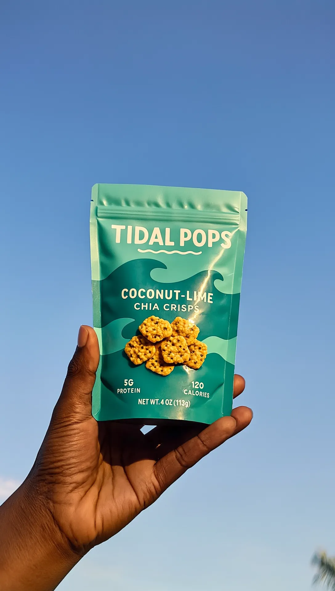 Snack pouch blue sky hero image