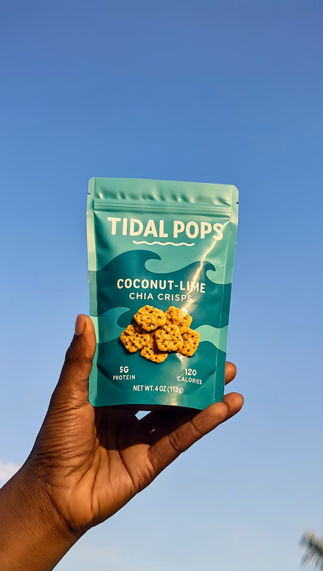 Snack pouch blue sky hero image