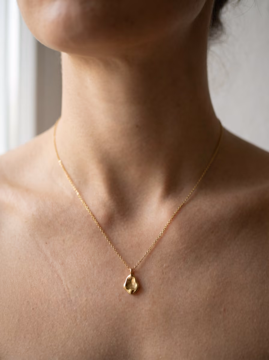 Window-lit gold pendant lifestyle image