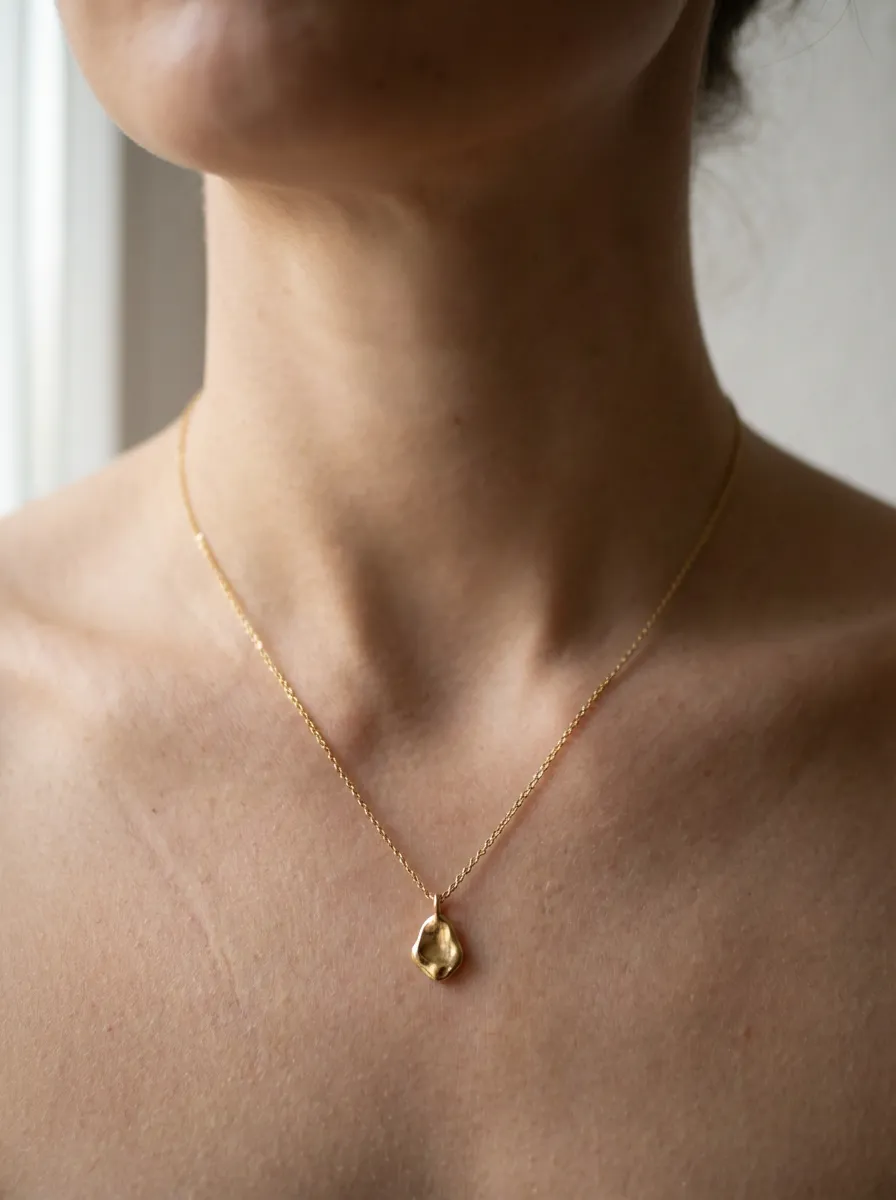 Window-lit gold pendant lifestyle image