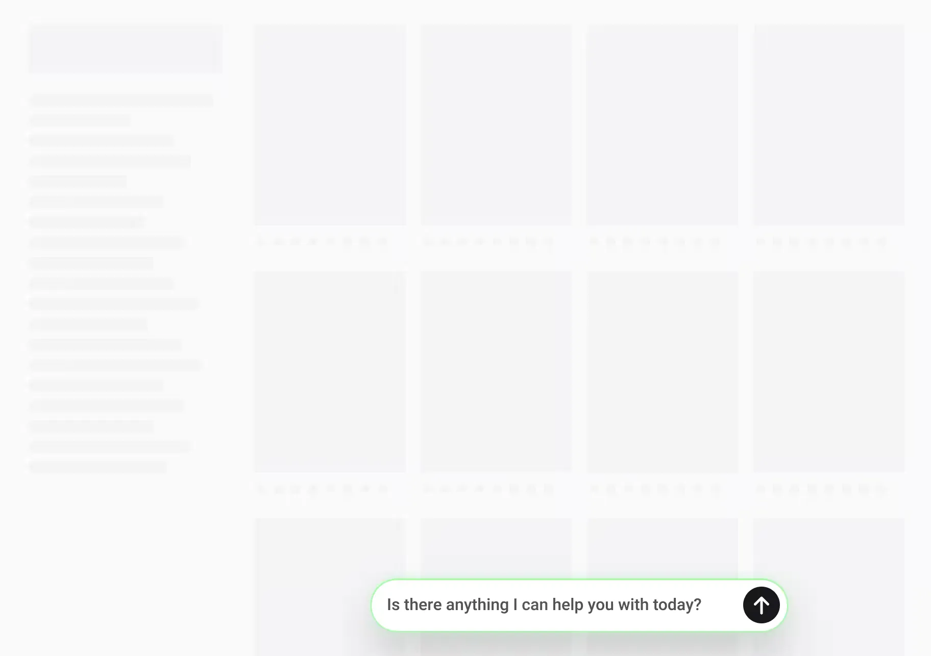 AI Shopper chat answering a shopper's question on a storefront