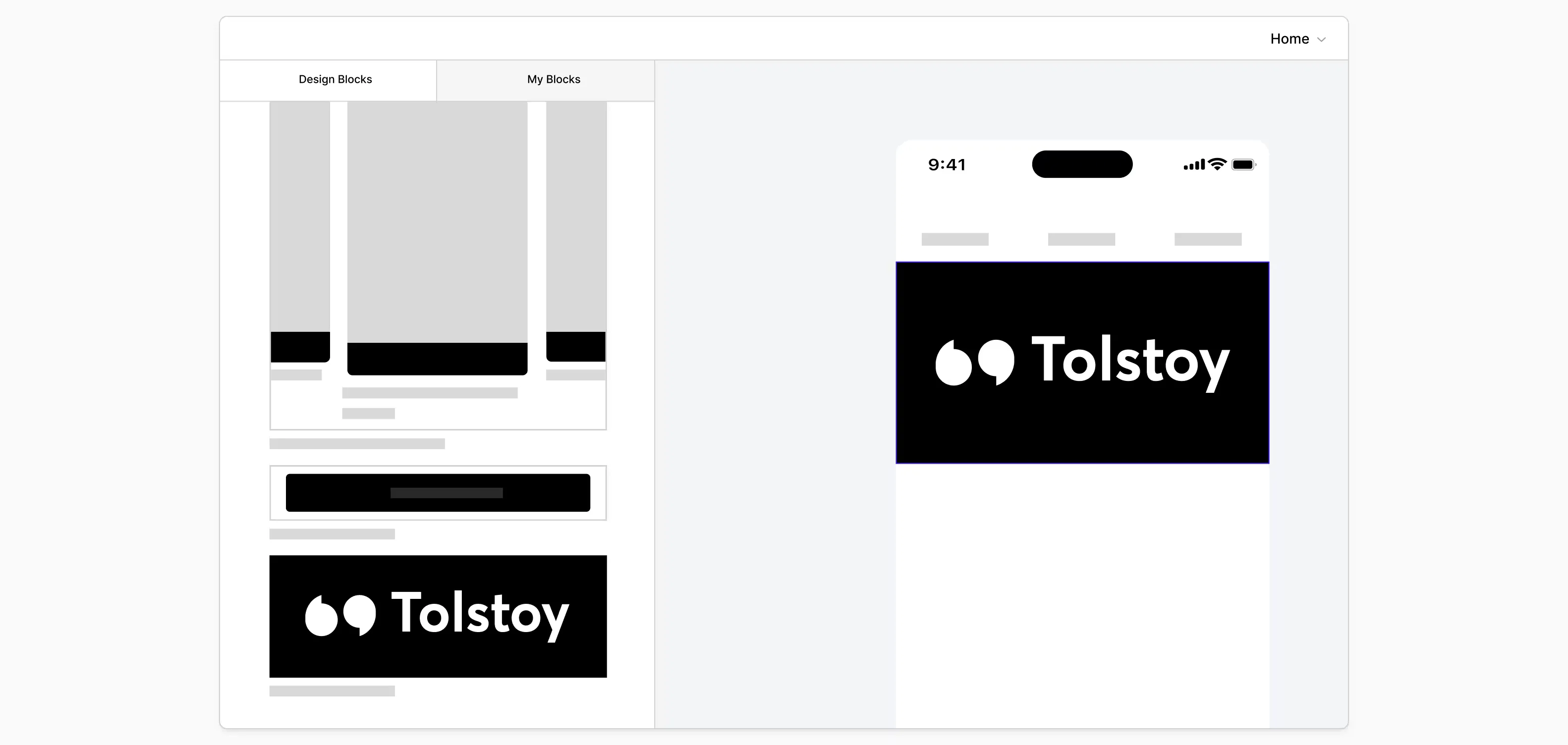 Adding the Tolstoy For You feed block to a new Tapcart screen