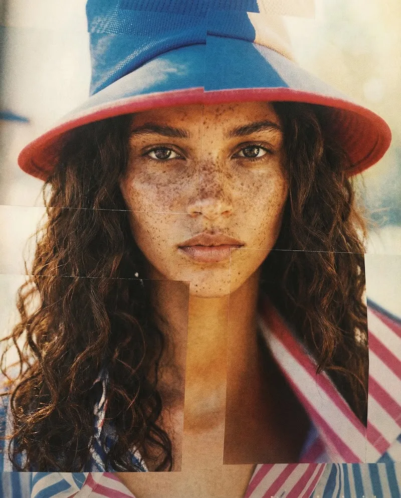Sunkissed portrait editorial image