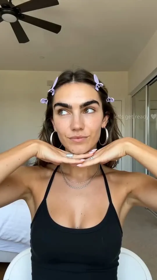 Hair-clip beauty routine UGC video