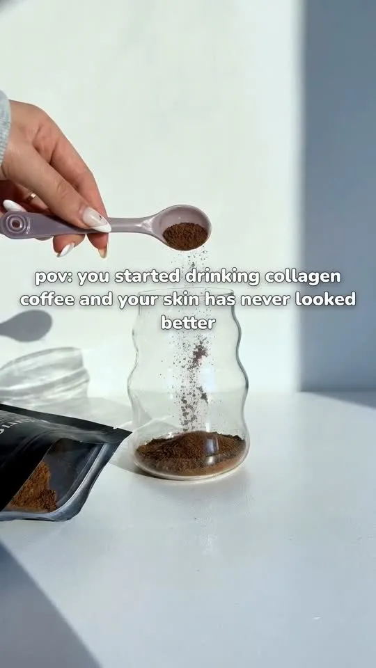 Collagen drink tutorial UGC video