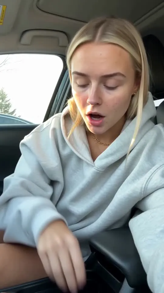 Car hoodie beauty UGC video