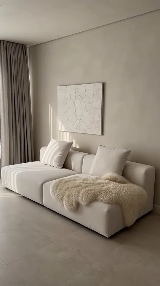 Neutral living room decor UGC video