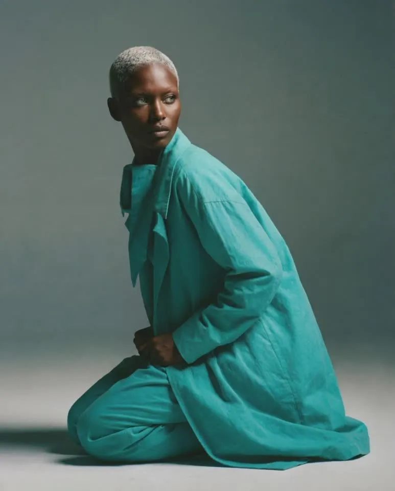 Teal monochrome studio editorial video