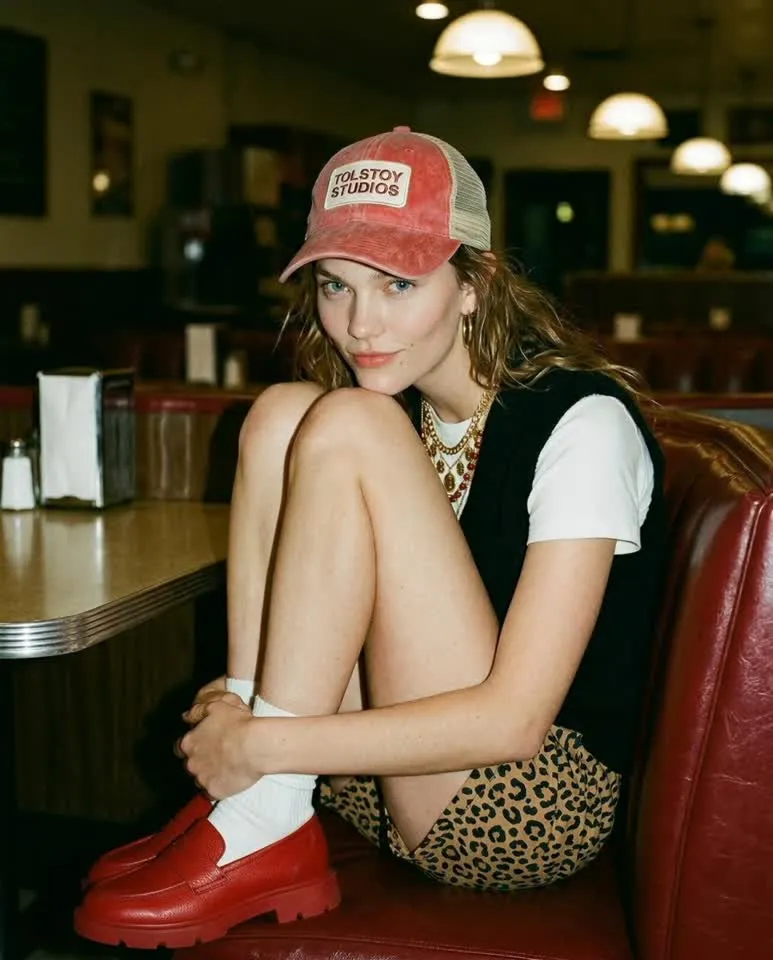 Diner trucker-hat editorial video