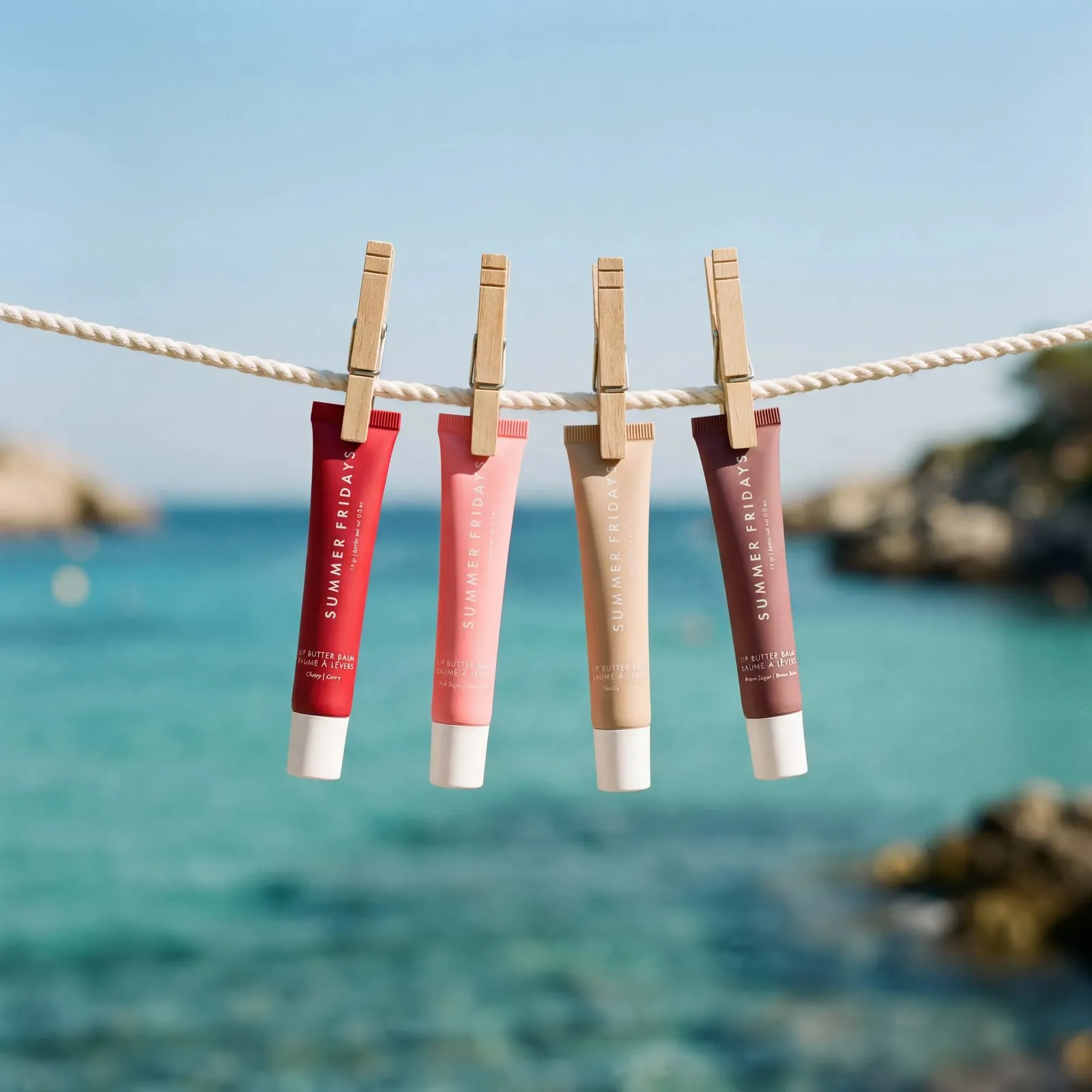 Seaside clothesline lip balm image