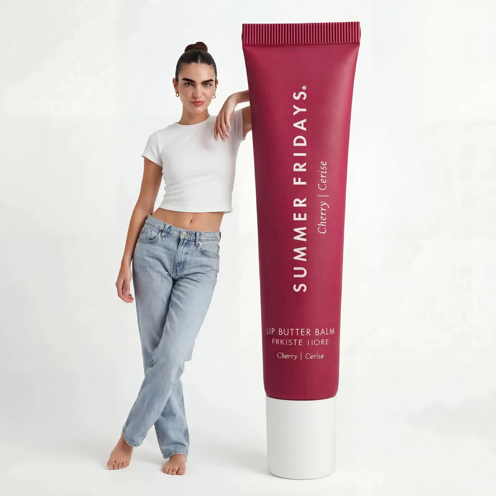 Oversized lip balm scale image