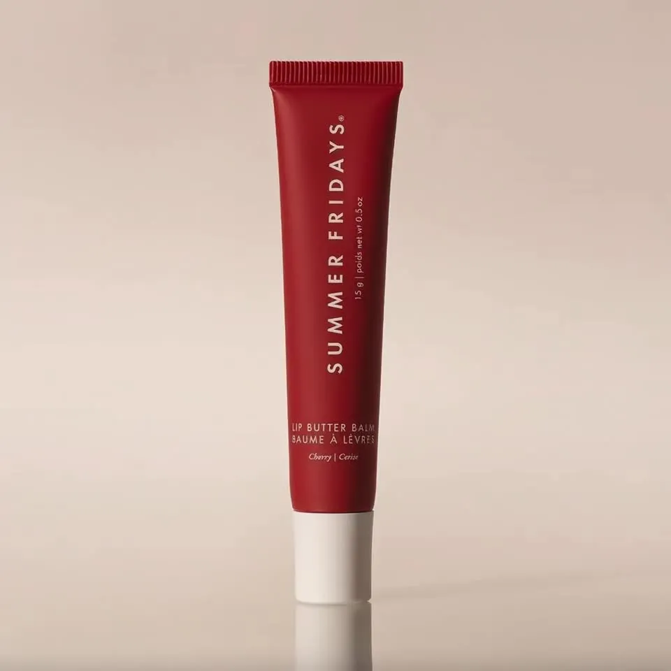 Red lip balm studio hero video