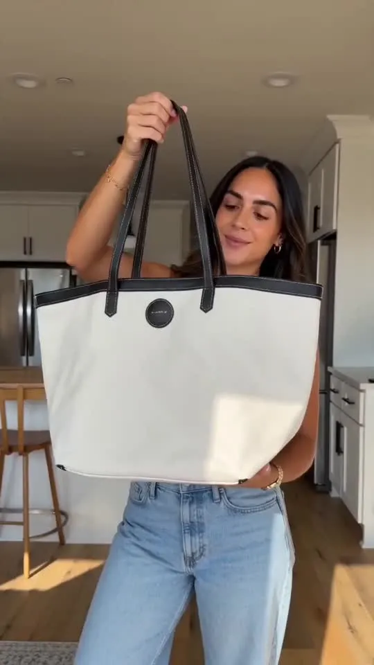 Canvas tote try-on ad video
