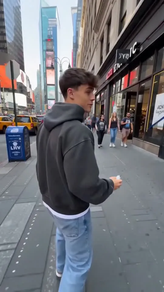 Street-style beauty creator ad video