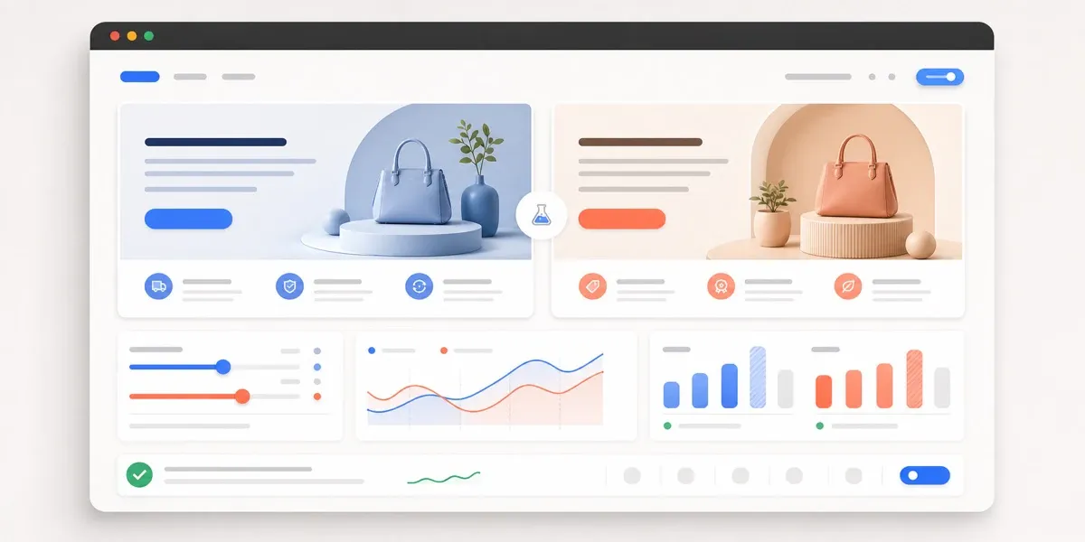 Ad landing page built in the Tolstoy widget builder