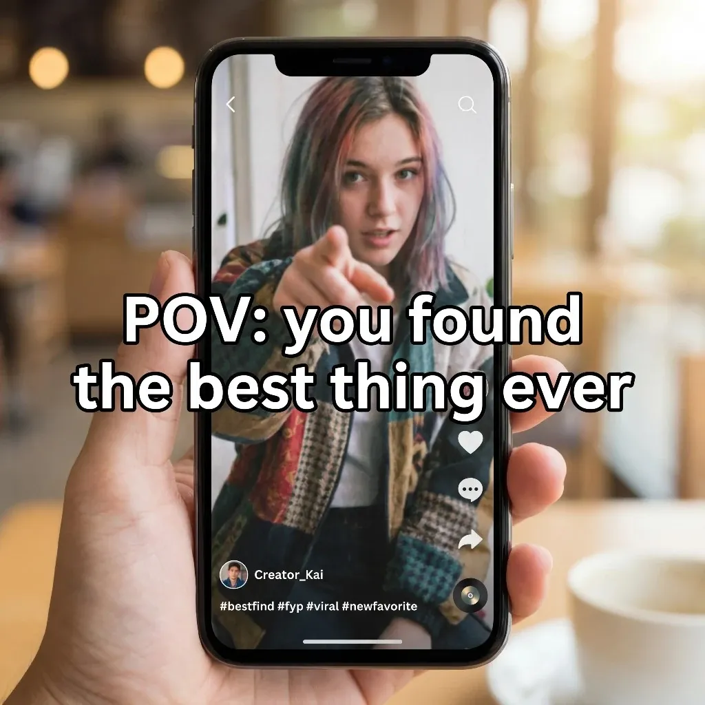 Vertical product video playing on a phone