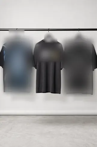 Mobile version of the lighter Tees creative; prints blurred