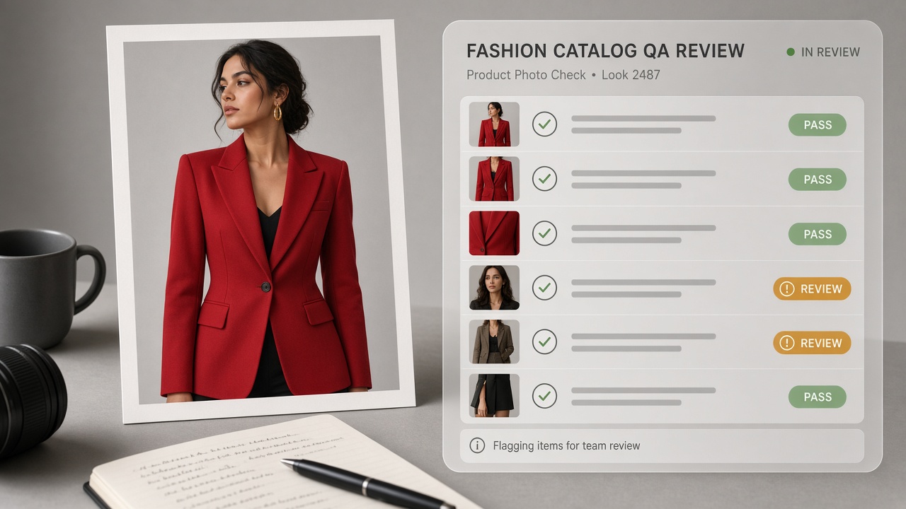 How to Gate AI On-Model Fashion Images with Garment-Fidelity QA Before They Reach a PDP